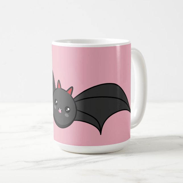 Cute Fladdermus Kaffemugg (Framsida höger)