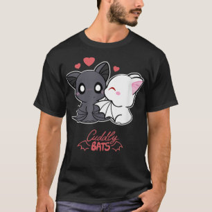 Cute fladdermus-kupong som utformats av tecknader  t shirt