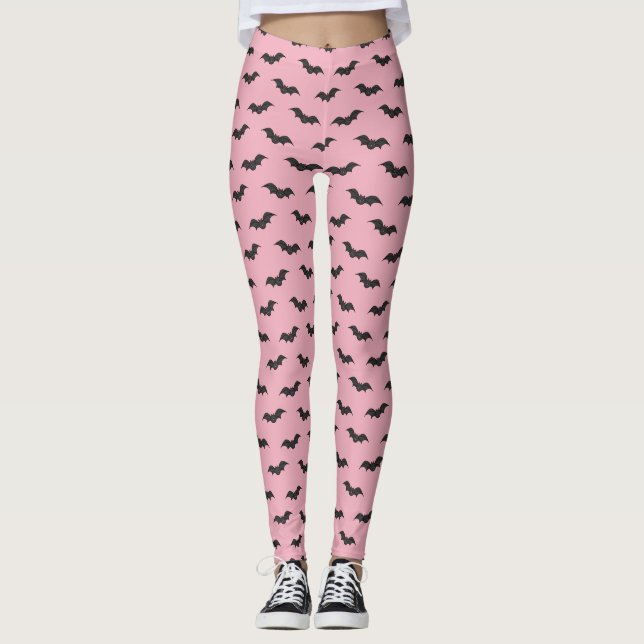 Cute Fladdermus Leggings (Framsida)