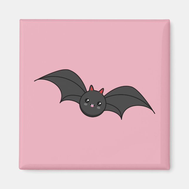 Cute Fladdermus Magnet (Framsidan)