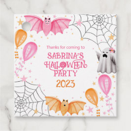 Cute Fladdermus och Spöken Pastel Halloween fest Gåvor Etiketter