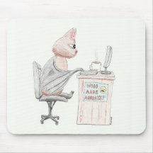 Cute Fladdermus på Desk