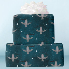 Cute Fladdermus Presentpapper
