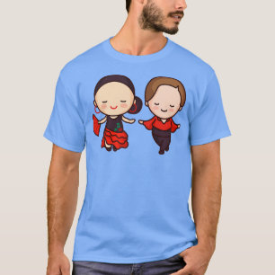 Cute Flamenco Dancer par Characters T Shirt