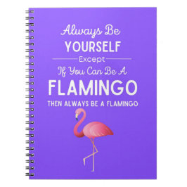 Cute Flamingo Gifts Bird Humor Humorous Funny Anteckningsbok
