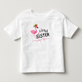 Cute Flamingo Little Sister T Shirt