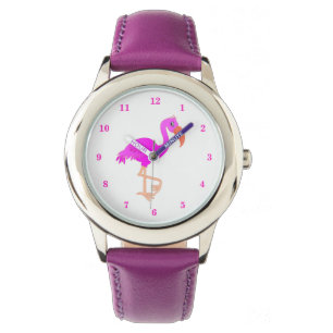 Cute Flamingo - Lycklig - Armbandsur