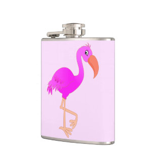Cute Flamingo - Lycklig - Fickplunta