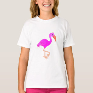 Cute Flamingo - Lycklig T Shirt