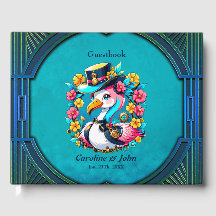 Cute flamingo med en färglös sommarhatt