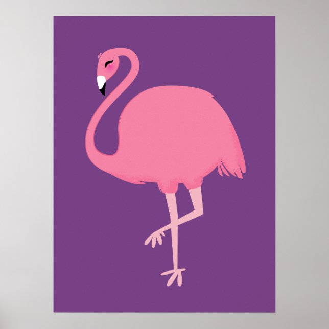 Cute Flamingo poster (Framsidan)