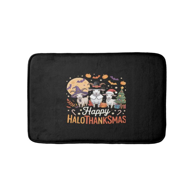 Cute Flamingo Thanksgiving: Jag är inte ett Turkie Badrumsmatta (Framsidan)
