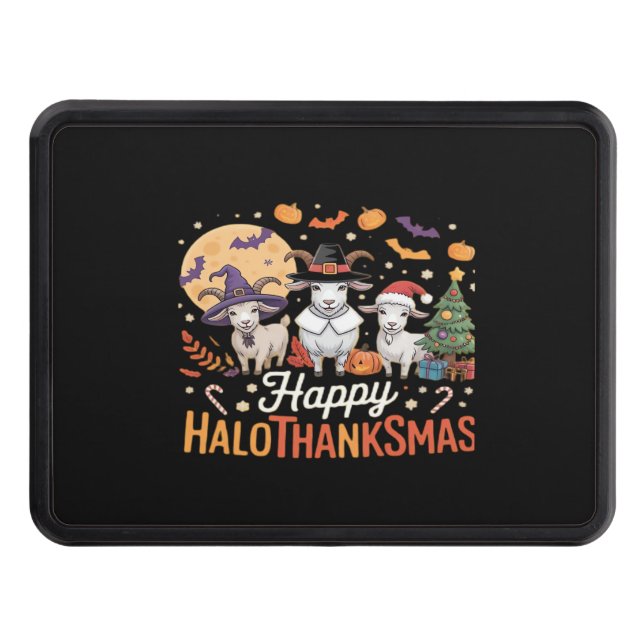 Cute Flamingo Thanksgiving: Jag är inte ett Turkie Dragkroksskydd (Framsidan)