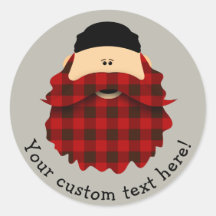 Cute Flanals Red Play Bearded Character
