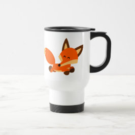 Cute Fleet Tecknad Fox-mataren Mugg