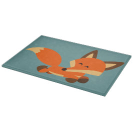 Cute Fleet Tecknad Fox-skärningspunkt