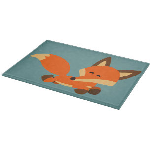 Cute Fleet Tecknad Fox-skärningspunkt