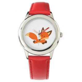 Cute Fleet Tecknad Fox Watch Armbandsur