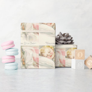 Cute, Flicka, babyskor, Anpassningsbar Presentpapper