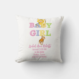 Cute Flicka Cheetah Monkey Jungle Keepsaké Kudde