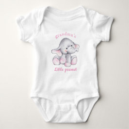 Cute Flicka Elephant Little Peanut Bodykostym T Shirt