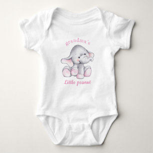 Cute Flicka Elephant Little Peanut Bodykostym T Shirt