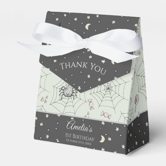 Cute Flicka Fladdermus Halloween & Fall Presentaskar (Framsidan Sidan)