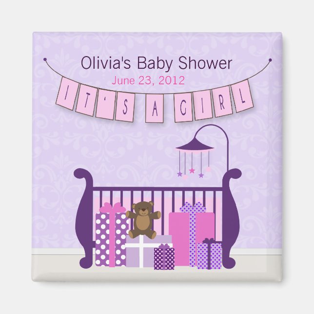 Cute Flicka Nursery Magnet (Framsidan)