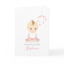 Cute Flicka och hennes babyskor