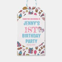 Cute Flicka Unicorn, oavsett ålder, Födelsedagsfes