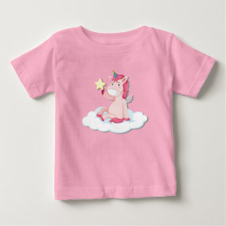 Cute Flicka Unicorn Rosa T Shirt