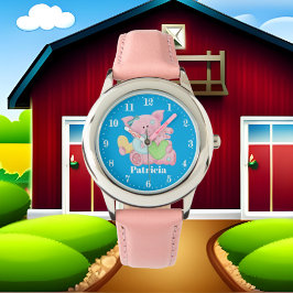 Cute-flickorna gris älskare lägger till namn armbandsur