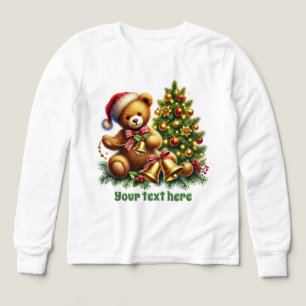 Cute-flickorna Land björn anpassade T Shirt