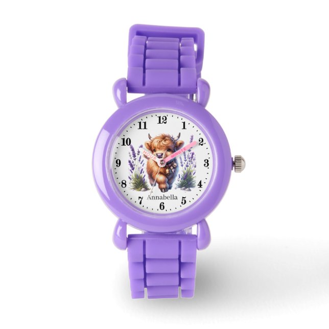 Cute-flickors hönos, namn armbandsur (Framsida)