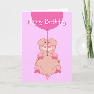 Cute Flies Gris och Balloon Kort
