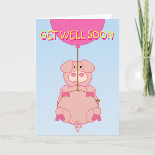 Cute Flies Gris och Balloon Kort