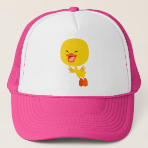 Cute Flies Tecknad Duckling Hat Truckerkeps
