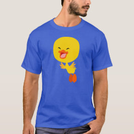 Cute Flies Tecknad Duckling T-Shirt
