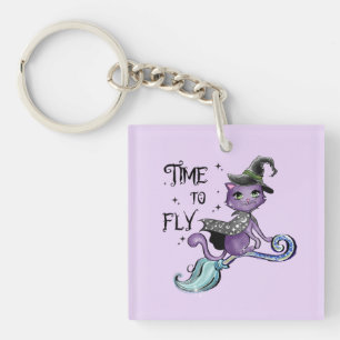 Cute Flies Witch Cat Flygtid