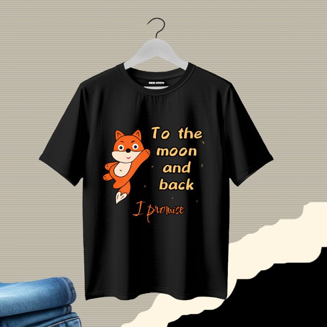 Cute flight fox t shirt (Skapare uppladdad)