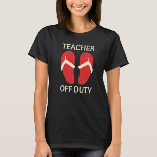 Cute Flinflip flops Beach-läraren av tjänsten T Shirt