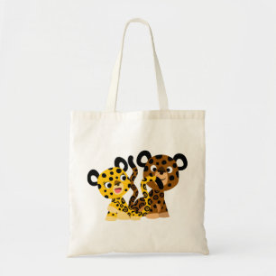Cute Flirtatit Tecknad Jaguars Bag Tygkasse
