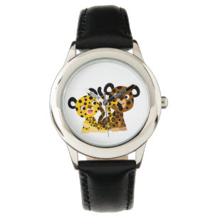 Cute Flirtatit Tecknad Jaguars Watch Armbandsur