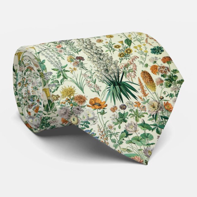 Cute Floral Botanical Drawing by Adolphe Millot Slips (Rullad)