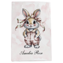 Cute Floral Bunny Girl Baby Shower