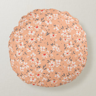 Cute floral pattern in the small flower. Ditsy pri Rund Kudde