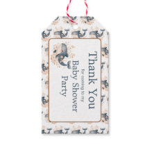 Cute Floral Whale Baby Shower