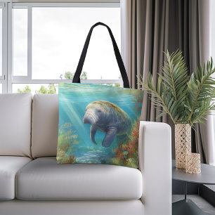 Cute Florida Manatee Tygkasse