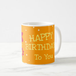 Cute Flower Birthdays Coffe Mugg