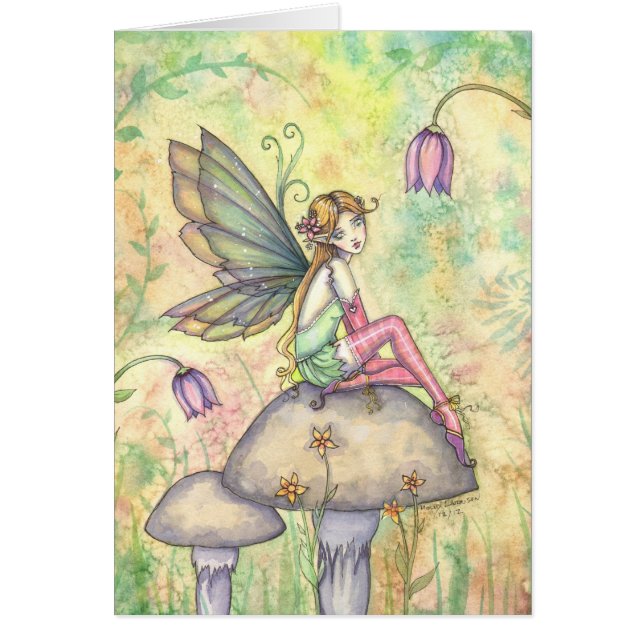 Cute Flower Fairy Card by Molly by Harrison Hälsningskort (Framsidan)